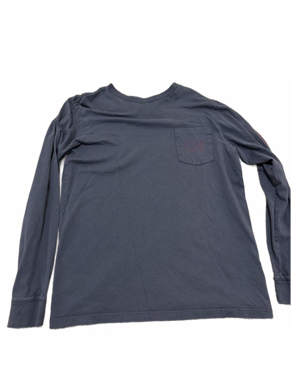 Vineyard Vines Boys Long Sleeve Whale Shirt Navy L